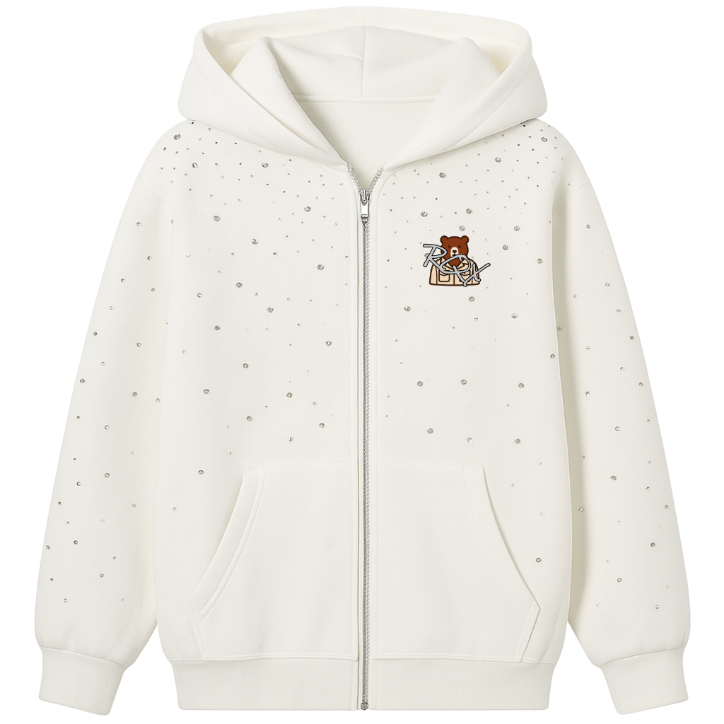 rhinestone hoodie