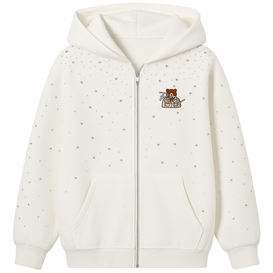 rhinestone hoodie